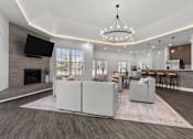 Thumbnail 14 of 27 - Clubhouse Lounge at Eagle Ridge Apartments, Monroeville