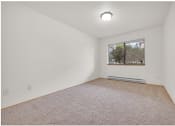 Thumbnail 14 of 20 - a living room with carpet and a window