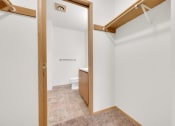 Thumbnail 13 of 20 - a bathroom with a toilet and a shower in a house