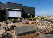Thumbnail 17 of 26 - Rooftop Entertainment Lounge at Mariposa on 3rd, Los Angeles, CA