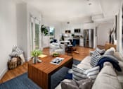 Thumbnail 4 of 26 - Living Room With Kitchen View at Mariposa on 3rd, Los Angeles, CA, 90004