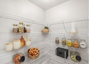 Thumbnail 4 of 57 - Kitchen Pantry at Crescent Apartment Homes, Lenexa, KS, 66219