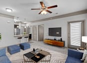 Thumbnail 23 of 59 - apartment living room at Stonepost Crossing Apartments, Overland Park, KS, 66213