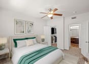 Thumbnail 5 of 57 - Primary Bedroom at Crescent Apartment Homes, Lenexa, Kansas