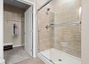 Thumbnail 14 of 50 - our apartments offer a bathroom with a shower at The Dorset, Kansas City, 64112
