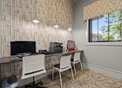 Thumbnail 45 of 59 - Business Center at Stonepost Crossing Apartments, Overland Park, KS, 66213