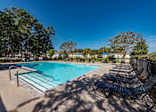 Thumbnail 8 of 9 - Sparkling swimming pool at Fords Pointe Apartments and Townhomes in Savannah GA