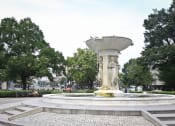 Thumbnail 21 of 22 - a water fountain in the middle of a park