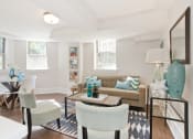 Thumbnail 5 of 35 - living room with a couch and chairs