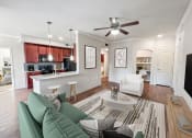 Thumbnail 1 of 26 - Living Room Kitchen