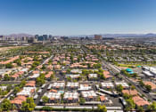 Thumbnail 12 of 20 - an aerial view of the city