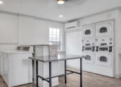 Thumbnail 40 of 43 - a washer and dryer in a laundry room with a table