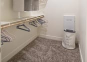 Thumbnail 22 of 43 - walk in closets with shelving units