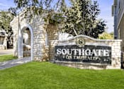 Thumbnail 6 of 14 - A sign that says Southgate on Emerald in front of a building.