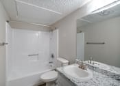 Thumbnail 37 of 38 - guest bathroom with tub
