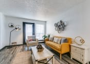 Thumbnail 19 of 40 - the living room of our two bedroom apartment atrium at our apartments