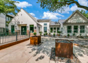 Thumbnail 34 of 40 - the yard of a house with a courtyard and a fence