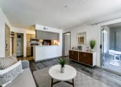 Thumbnail 4 of 30 - the preserve at ballantyne commons apartment living room and kitchen