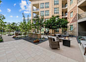 Thumbnail 26 of 33 - the preserve at ballantyne commons courtyard with furniture and trees