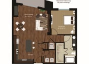 Thumbnail 22 of 23 - the preserve at gateway fitness room with weights and cardio equipment
