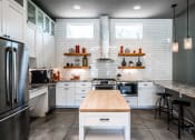 Thumbnail 13 of 32 - catering kitchen in luxury austin apartment