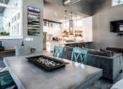 Thumbnail 9 of 32 - resident lounge area in luxury austin apartment