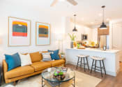 Thumbnail 3 of 33 - living room in modern midland texas apartment