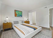 Thumbnail 14 of 44 - a bedroom with a bed and two night stands