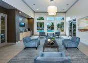 Thumbnail 12 of 41 - Resident Clubhouse lounge area