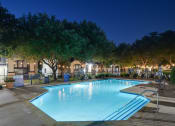 Thumbnail 7 of 29 - the swimming pool at night at the resort at longboat key club