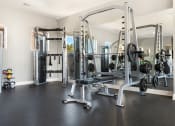 Thumbnail 10 of 33 - a gym with a lot of equipment