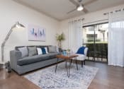 Thumbnail 18 of 49 - living room with grey sofas
