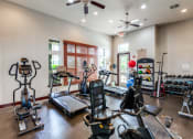Thumbnail 18 of 30 - the gym at 1861 muleshoe road has plenty of exercise equipment