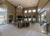Thumbnail 20 of 39 - Clubhouse lounge at Woodbridge Villas Apartments, Sachse, Texas