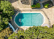 Thumbnail 12 of 17 - Ariel View of sparking pool surrounded by trees