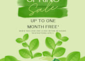 Thumbnail 29 of 29 - A green leafy plant is the central focus of this advertisement for a spring sale.