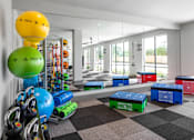 Thumbnail 29 of 30 - fitness room class setup