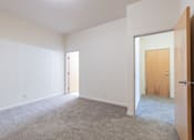 Thumbnail 18 of 32 - a bedroom with white walls and carpet at 26 West, Managed by Buckingham Urban Living, Indianapolis