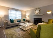 Thumbnail 25 of 49 - Modern Living Room at The Summit at Avent Ferry, Raleigh, North Carolina