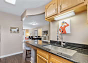 Thumbnail 3 of 36 - Kitchen at Heritage Trail Apartments in Terre Haute, IN.