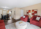 Thumbnail 8 of 36 - Spacious living room at Heritage Trail Apartments in Terre Haute, IN.