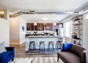 Thumbnail 1 of 23 - Gourmet Kitchen With Island at The Congress at Library Square, Indianapolis, IN, Indiana