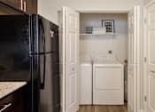 Thumbnail 10 of 35 - Kitchen with Black Appliances at Fieldstone at Glenwood Crossing, Ohio, 45215
