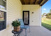 Thumbnail 25 of 35 - Small Porch with Chair at Fieldstone at Glenwood Crossing, Cincinnati, OH, 45215