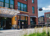 Thumbnail 2 of 22 - Apartment Entrance View at Harness Factory Lofts, Managed by Buckingham Urban Living, Indiana