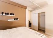 Thumbnail 14 of 22 - Bedroom With Closet at Harness Factory Lofts and Apartments, Indianapolis