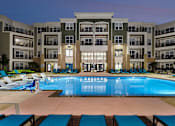 Thumbnail 19 of 36 - Twilight Pool at Mosaic at Levis Commons, Perrysburg, Ohio