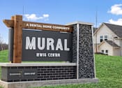 Thumbnail 37 of 45 - Mural Lewis Center entrance sign with modern design in Lewis Center, Ohio