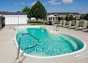 Thumbnail 21 of 23 - Invigorating Swimming Pool at Bradford Place Apartments, Lafayette, IN, 47909