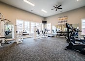 Thumbnail 15 of 25 - State of the Art Fitness Center at Champion Farms Apartments, Kentucky, 40241